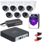 Zestaw do Monitoringu 7 Kamer 4Mpx Switch PoE Dysk HDD 2TB ViDiLine