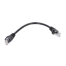 BESTLAN KAB-P6A-UTP-0,2-B-V2 – patchcord UTP kat. 6A RJ45, 0,2 m, czarny, miedziany, 10 Gbit/s