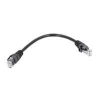 BESTLAN KAB-P6A-UTP-0,2-B-V2 – patchcord UTP kat. 6A RJ45, 0,2 m, czarny, miedziany, 10 Gbit/s