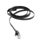 BESTLAN KAB-P6-UTP-1,0-FL-V2 – patchcord płaski UTP kat. 6 RJ45, 1 m, czarny, miedziany - 2