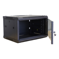 Szafa Rack 19" Wisząca 6U Pełna do 60kg ViDi-R19-6U/450-WS_V2