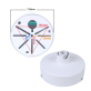 Uchwyt teleskopowy 30-60cm z puszką 120 mm ViDi-T60-V2 - 2