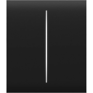 AJAX Button (black) CenterButton (2-gang)
