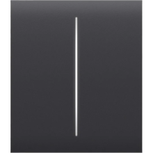 AJAX Button (graphite) CenterButton (2-gang)