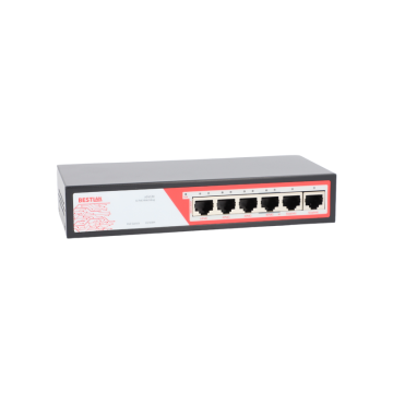 BestLAN BL-F0420FE Switch 4x PoE 100mb/s 2x Rj45 Uplink 100mb/s 65W