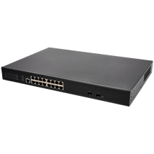 Switch zarządzalny 16x PoE 1000Mb/s 2x SFP 300W