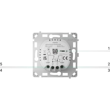 AJAX LightCore Crossover vertical Moduł Przekaźnikowy
