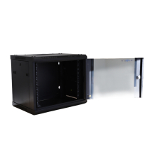 Szafa RACK 19" 9U Wisząca do 60kg szkło hartowane ViDi-R19-9U/450-WS_V2
