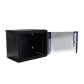 Szafa RACK 19" 9U Wisząca do 60kg szkło hartowane ViDi-R19-9U/450-WS_V2
