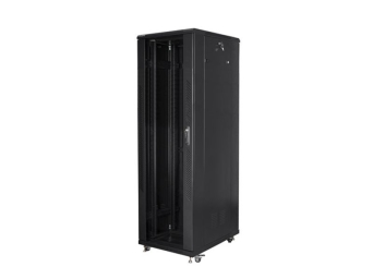 SZAFA INSTALACYJNA RACK STOJĄCA 19" 42U 800X800 CZARNA LANBERG (FLAT PACK)