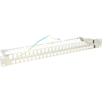 Vidiline R19-PP48 Panel Krosowy Patchpanel Rack 19" 48 Keystone 1u Metal Vidi