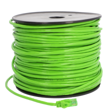 Patchcord BESTLAN kabel sieciowy LAN RJ-45 UTP kat. 5e Zielony 100 metrów