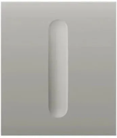 Ajax CenterButton (Dimmer) Oyster – jasnoszary panel dotykowy ściemniacza do ramki wielokrotnej LightSwitch, 98591.256.OY1