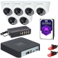 Zestaw do Monitoringu IP 6 Kamer 4Mpx Switch PoE Dysk HDD 2TB ViDiLine