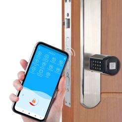 Elektroniczny zamek na kod kartę wkładka do drzwi z aplikacją WELOCK