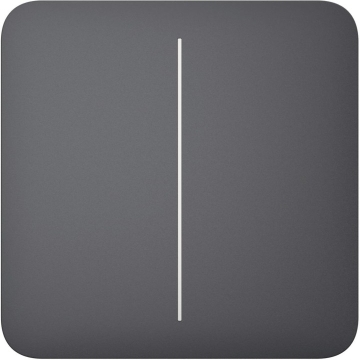 AJAX Button (graphite) SoloButton (2-gang)