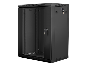 SZAFA INSTALACYJNA WISZĄCA 19" 15U 600X450 CZARNA LANBERG (FLAT PACK)