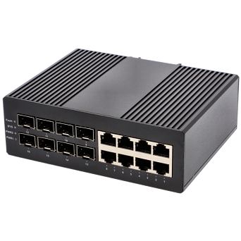 Switch zarządzalny Desktop 8x PoE 1000Mb/s 8x SFP 1000Mb/s 240W