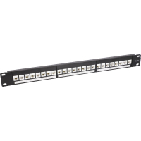 Vidiline R19-PP24-KAT6 Panel Krosowy Patchpanel Rack 19" 24 Porty 1u Kat. 6 Utp Metal