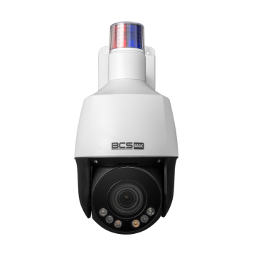 BCS-B-SIP154SR5L1 - Kamera obrotowa IP 5 Mpx z alarmami świetlnymi i dźwiękowymi, przetwornik 1/2.7