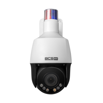 BCS-B-SIP154SR5L1 - Kamera obrotowa IP 5 Mpx z alarmami świetlnymi i dźwiękowymi, przetwornik 1/2.7" z obiektywem motozoom 2.8-12 mm.