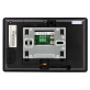 Genway F-V13-2W-C - Monitor Czarny slim wideodomofonowy dotykowy 7