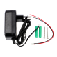 Genway F-V13-2W-C - Monitor Czarny slim wideodomofonowy dotykowy 7