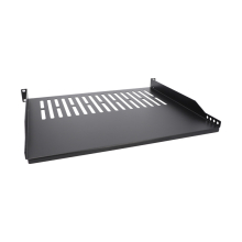 Półka RACK 19" 1U ViDiLine VIDI-R19-P375-1U 375 mm czarna