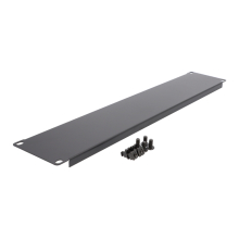 Zaślepka RACK 19" 2U ViDiLine VIDI-R19-Z-2U czarna RAL 9004