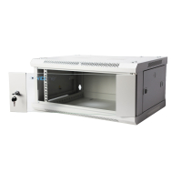 Szafa RACK 19" 4U wisząca ViDiLine R19-4U/450-WS_V2-SZ szara