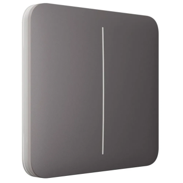 Ajax SoloButton (Dimmer) Grey – szary panel dotykowy ściemniacza LightSwitch, 98610.257.GR1