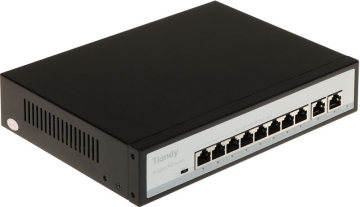 Tiandy TC-P3S010 SPEC:G/0820/AT/110 Switch POE 8-Portowy + 2x Uplink