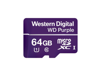 Karta pamięci WD Purple 64GB WDD064G1P0A microSDHC UHS-1 Class10
