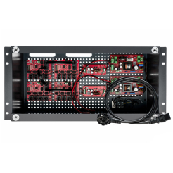Zestaw buforowy do 17 kamer IP, w obudowie RACK ABOX-R5U0 (2x AKU 18Ah), zasilacz 144W (2x 72W), switch PoE 18 portowy 10/100Mbps (17xPoE + 1xUplink), bezpieczniki elektroniczne, tryb Long Range, typu IPUPS-17-11-R5U0