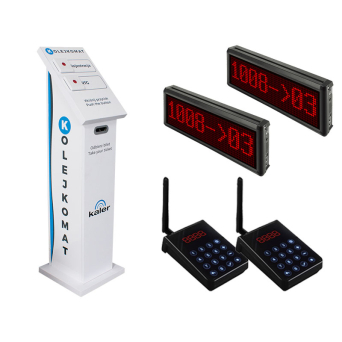 KALER - System kolejkowy z biletami - 2 stanowiska 