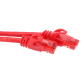 Patchcord BESTLAN kabel sieciowy LAN RJ-45 UTP kat. 5e Czerwony 0,5 metra - 2
