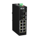 BCS-L-SP0801G-1SFP(2) - 9 portowy niezarządzalny Switch (PoE), 8 portów PoE 100Mbps, 1 port RJ-45 uplink Gigabit, - 4
