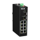 BCS-L-SP0801G-1SFP(2) - 9 portowy niezarządzalny Switch (PoE), 8 portów PoE 100Mbps, 1 port RJ-45 uplink Gigabit, - 4
