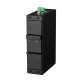 BCS-L-SP0801G-1SFP(2) - 9 portowy niezarządzalny Switch (PoE), 8 portów PoE 100Mbps, 1 port RJ-45 uplink Gigabit, - 3