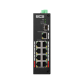 BCS-L-SP0801G-1SFP(2) - 9 portowy niezarządzalny Switch (PoE), 8 portów PoE 100Mbps, 1 port RJ-45 uplink Gigabit,