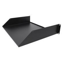 Półka RACK 19" 2U ViDiLine VIDI-R19-P375-2U 375 mm czarna