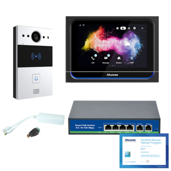 Akuvox - Zestaw wideodomofonowy IP jednorodzinny X933W-B