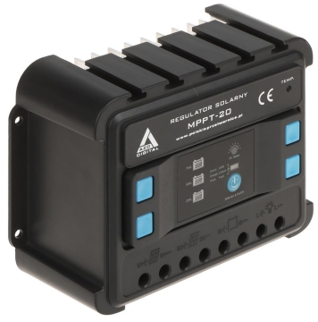 SCC-20A-MPPT Regulator Solarny Ładowania Akumulatorów Azo Digital