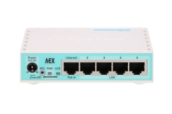 MIKROTIK HEX RB750GR3 ROUTERBOARD, PLASTIC CASE, 880MHZ, 256MB, 5XGE, 1XUSB, L4
