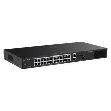 SWITCH POE RG-ES228GS-LP 24-PORTOWY + 2X UPLINK + 2X SFP REYEE