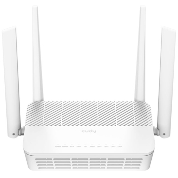 ROUTER WR3000S Wi-Fi 6 2.4   GHz, 5   GHz 574   Mb/s + 2402   Mb/s CUDY