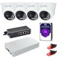 Zestaw do Monitoringu IP z 4 Kamerami 4Mpx Switch PoE Dysk HDD 1TB ViDiLine