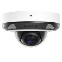 Ajax DomeCam Mini HL 5 MP 4 mm White – Kamera IP Kopułkowa PoE, AI, IR + LED 15 m, True WDR – 126271.214.WH1