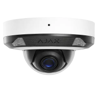Ajax DomeCam Mini HL 5 MP 4 mm White – Kamera IP Kopułkowa PoE, AI, IR + LED 15 m, True WDR – 126271.214.WH1