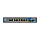 BCS-B-SP08G-2SFP - 8 portowy switch (8×PoE) 1000Mbps + 2×Gigabit SFP z 4 trybami pracy - 3